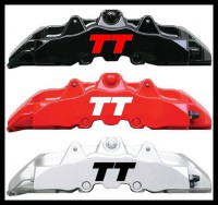 8 Stück TT Bremssattel Aufkleber Sticker 10cm - 3cm Audi Quattro A1 A2 A3 A4 A5 A6 A7 A8 R8 S4 RS4 S3 RS3 S5 S8 S6 RS6 Q7 Q5 Q3